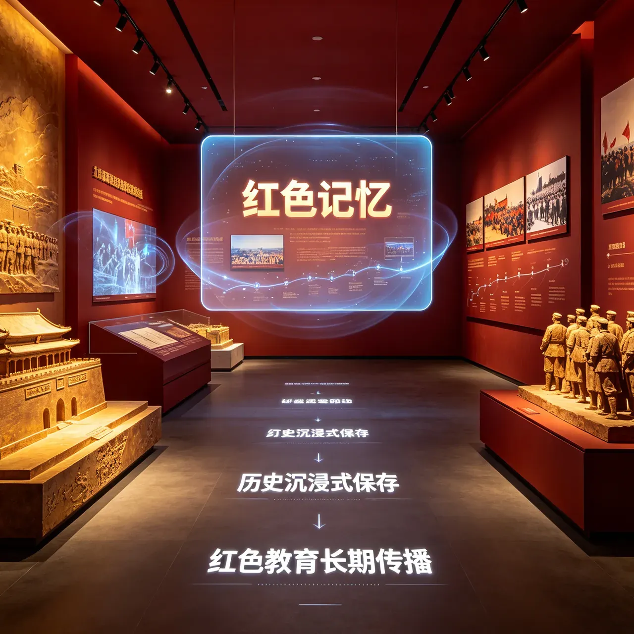 Immersive Digital Expo Spatial Experience Scene