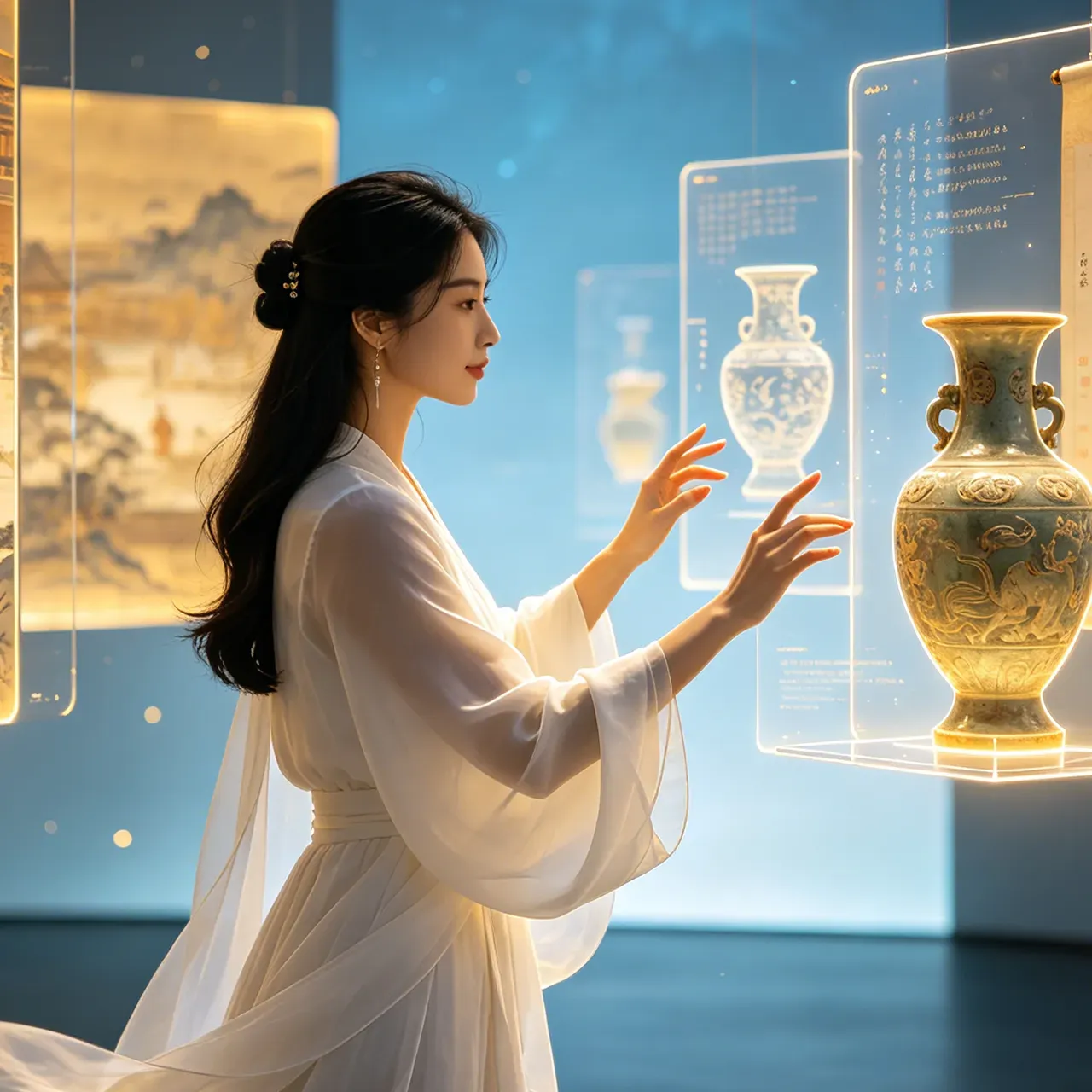 Immersive Digital Expo Spatial Experience Scene